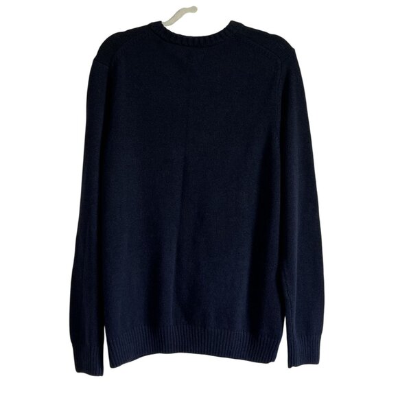 Croft & Barrow Mens XL Crewneck Sweater Navy Cotton Blend NWOT Gift - Picture 4 of 7